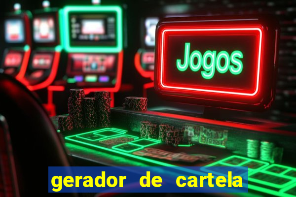 gerador de cartela de bingo